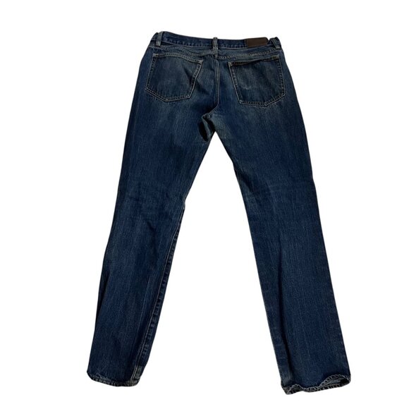 J.Crew The Driggs Men's Thrashed Straight-Leg Cotton Denim Jeans Size 30/31 - Picture 5 of 8